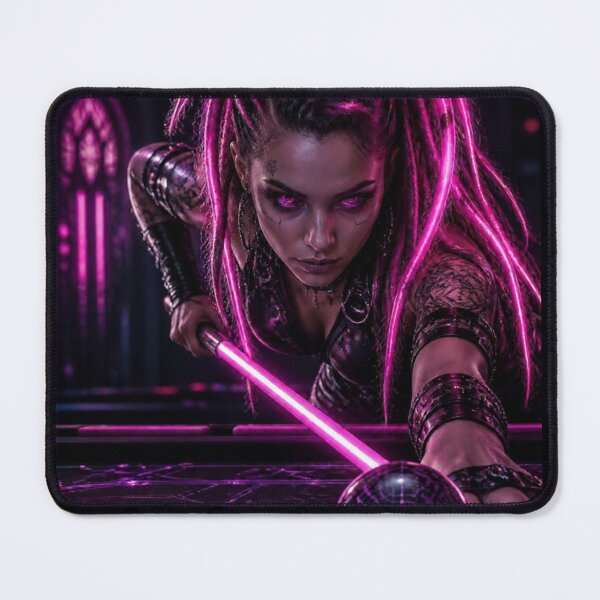 Item preview, Laxy~DayzCo Cyberpunk pool/billiards player designed and sold by LazyDayzCo.