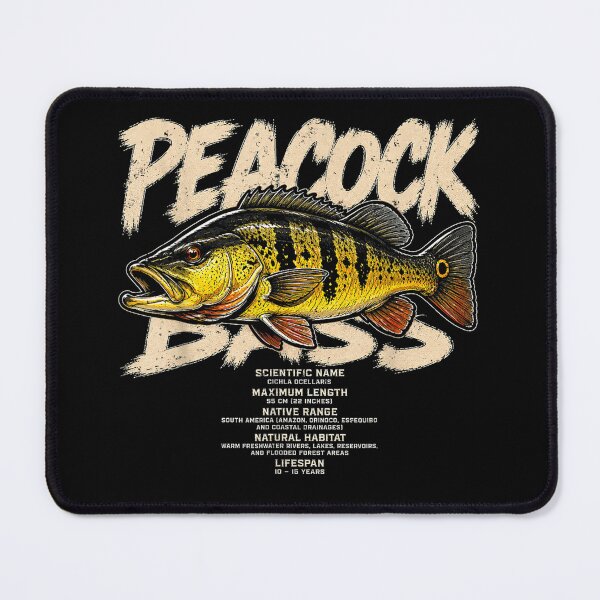 Item preview, Peacock Bass Angler Fishing Graphic Fish Dad Men Boys designed and sold by VibePrints42.