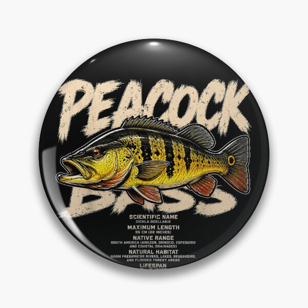 Item preview, Peacock Bass Angler Fishing Graphic Fish Dad Men Boys designed and sold by VibePrints42.