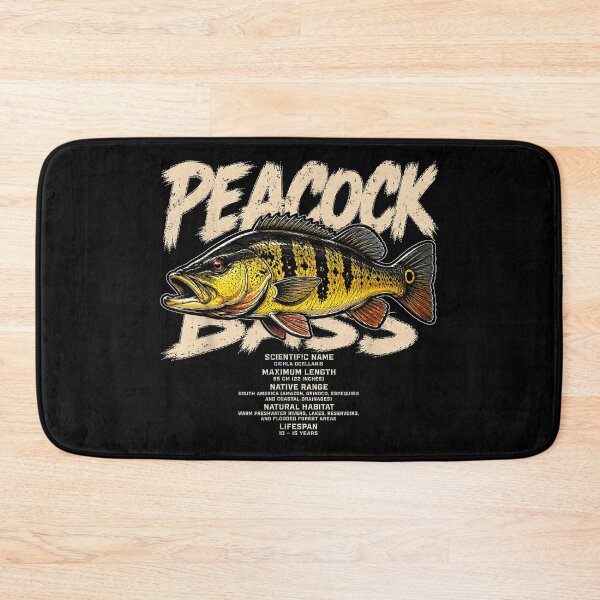 Item preview, Peacock Bass Angler Fishing Graphic Fish Dad Men Boys designed and sold by VibePrints42.