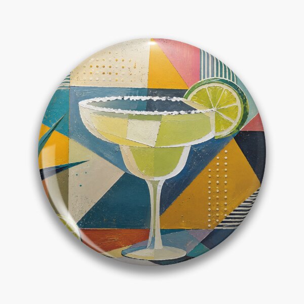 Item preview, Margarita Cubist Painting – Mexican Cocktail Artwork designed and sold by GalleryKauffeld.