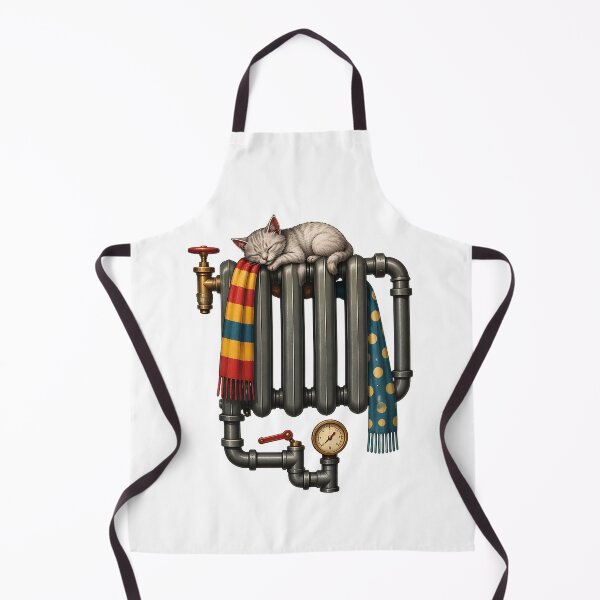 Item preview, Cozy Animal Sleeping on Radiator with Socks designed and sold by GiaoCalonas.