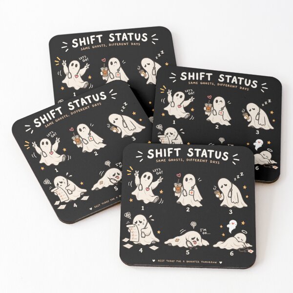 Item preview, Ghost Nurse Halloween, Funny Spooky Nurse, Nurse Shift Status, Halloween Nurse Gift, RN Nursing, Healthcare Worker, Spooky Season, Fall Nurse Gift designed and sold by Quiajia.