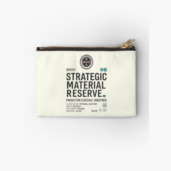 Item preview, Strategic Material Reserve Fabric Stash Crafting Humor designed and sold by SplashTastic.
