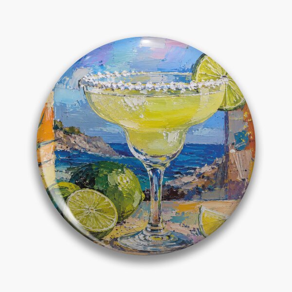 Item preview, Margarita Painting – Lime & Tequila Cocktail Artwork designed and sold by GalleryKauffeld.