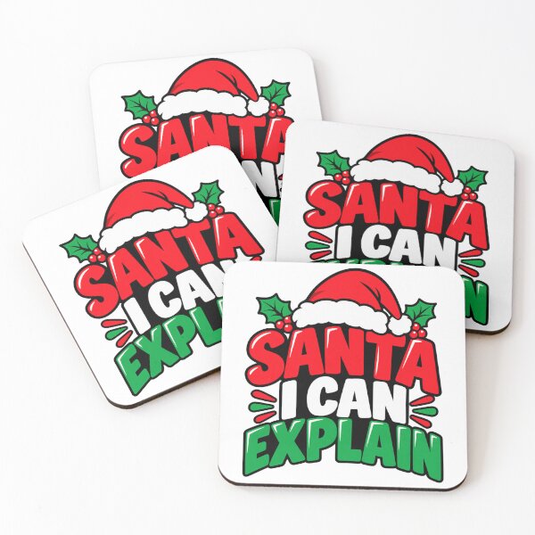 Item preview, Santa I Can Explain Funny Christmas Design designed and sold by Kenzie & Co.