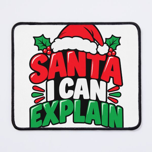 Item preview, Santa I Can Explain Funny Christmas Design designed and sold by Kenzie & Co.