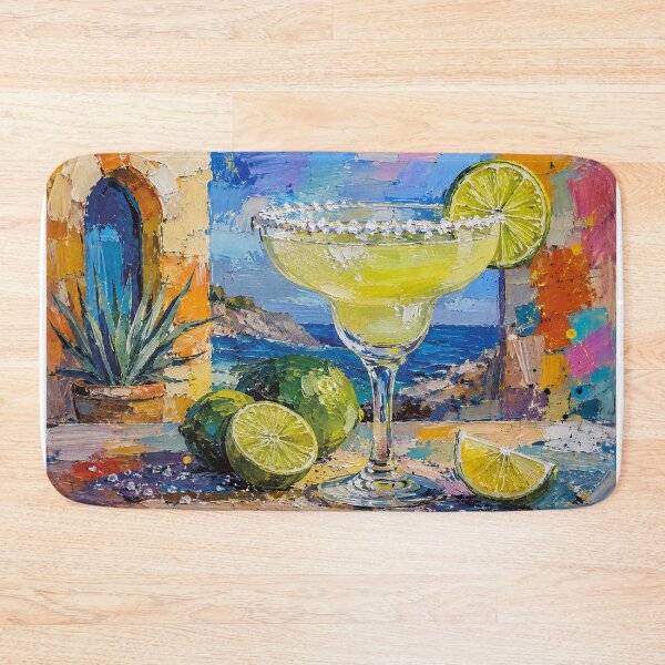 Item preview, Margarita Painting – Lime & Tequila Cocktail Artwork designed and sold by GalleryKauffeld.
