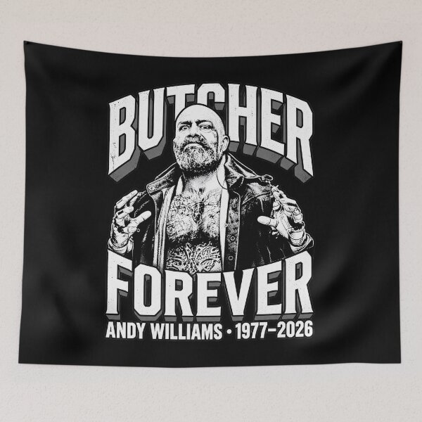 Item preview, Andy Williams Every Time I Die and The Butcher Wrestling Tribute designed and sold by BenLott.