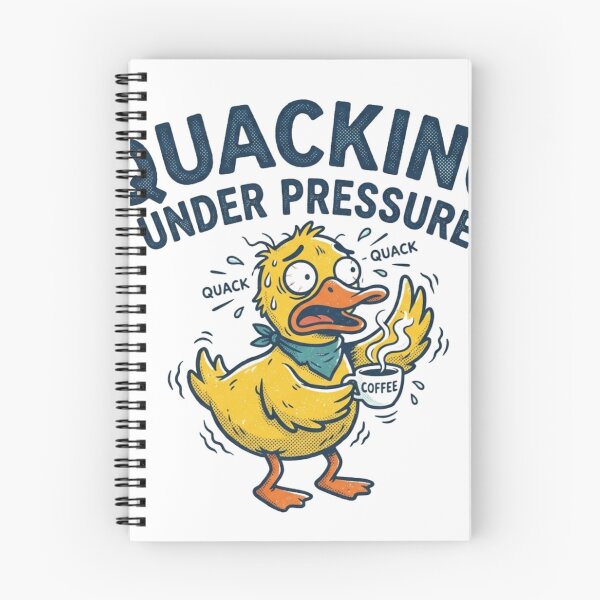 Item preview, Quacking Under Pressure Funny Duck Coffee Design designed and sold by meghnad.