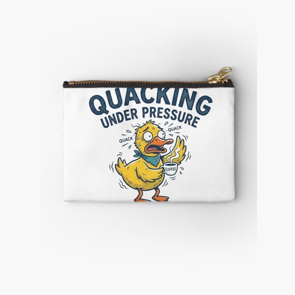 Item preview, Quacking Under Pressure Funny Duck Coffee Design designed and sold by meghnad.