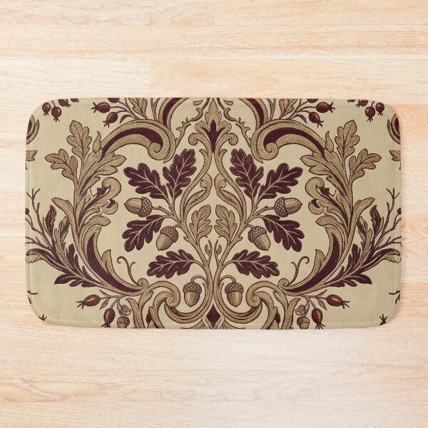 Item preview, Autumn Oak Damask Seamless Pattern  designed and sold by Ivy-Triggs.