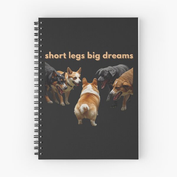 Item preview, Short Legs, Big Dreams designed and sold by TeeHee Puns.