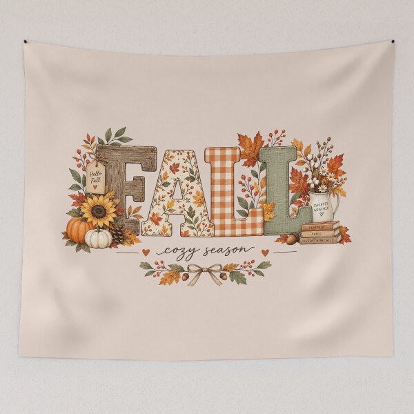 Item preview, Fall Pumpkin, Floral Fall, Autumn Season, Cozy Thanksgiving, Cute Pumpkin, Rustic Fall, Pumpkin Lover, Harvest Season, Thanksgiving Gift designed and sold by Quiajia.