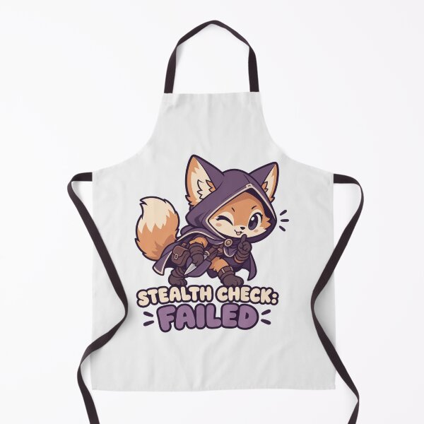 Item preview, Stealth Check Failed Cute Rogue Fox Mascot designed and sold by Yellowriversss.