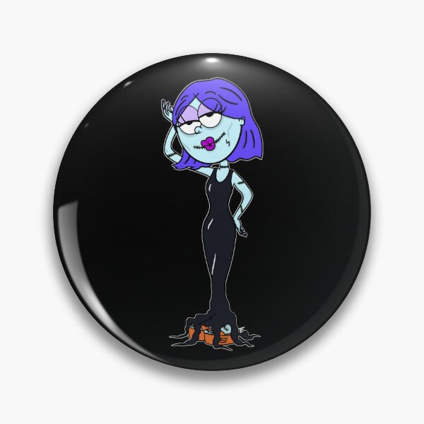 Item preview, Zombie Lizzie - Black Background designed and sold by The Abysmall.