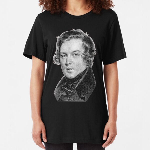 Robert Schumann - Great Romantic Composer Slim Fit T-Shirt