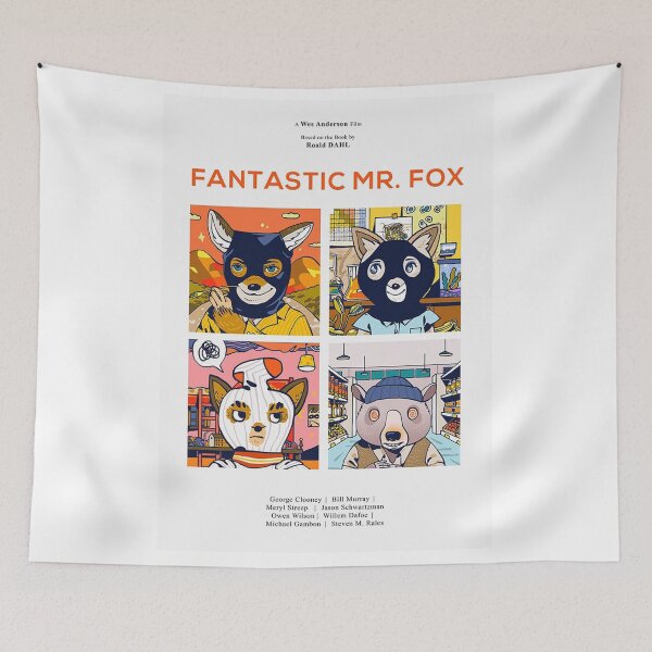Item preview, fantastic mr. fox collage designed and sold by deadeocaro.