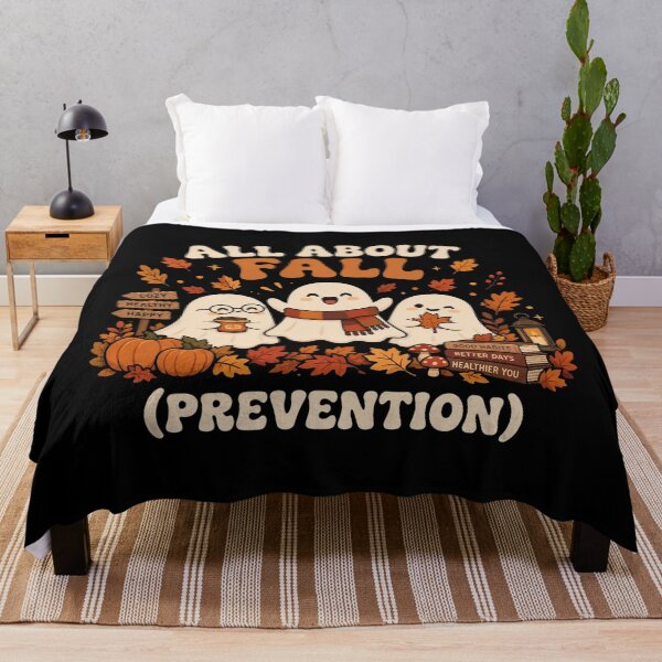Item preview, Spooky Fall Prevention, Halloween Ghost Therapist, Physical Therapy OT, SPED Teacher, Cute Healthcare Gift, Occupational Therapist, Fall Safety designed and sold by Quiajia.