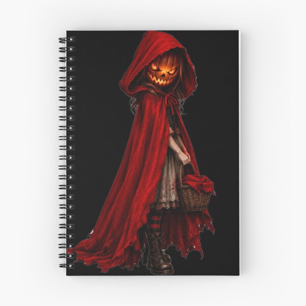 Item preview, Little Red Riding Pumpkin - Dark Fairy Tale Art designed and sold by Addy77shop.