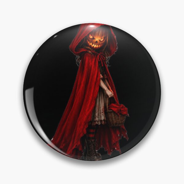 Item preview, Little Red Riding Pumpkin - Dark Fairy Tale Art designed and sold by Addy77shop.