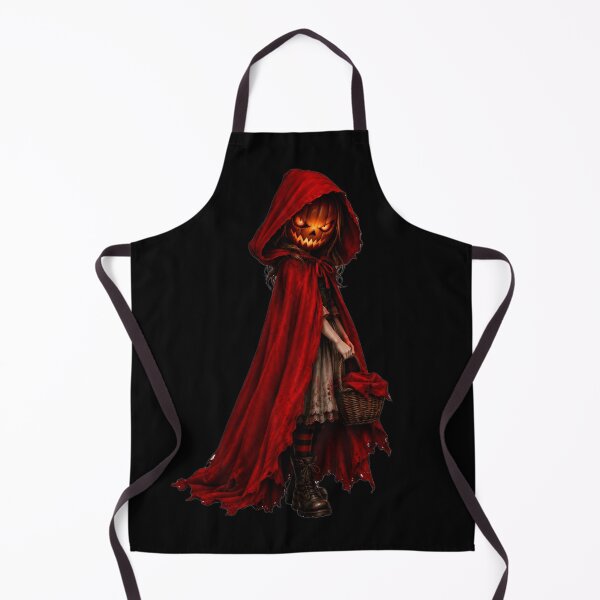 Item preview, Little Red Riding Pumpkin - Dark Fairy Tale Art designed and sold by Addy77shop.