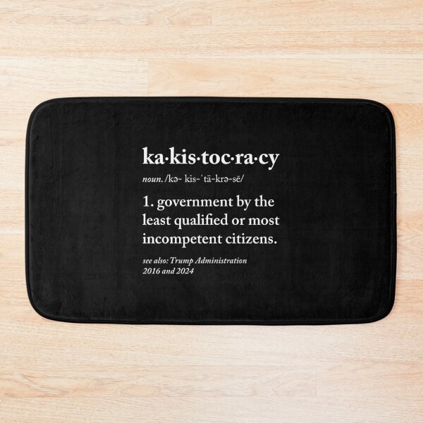 Item preview, Kakistocracy Say It Five Times Fast Political Tee designed and sold by EthosWear.