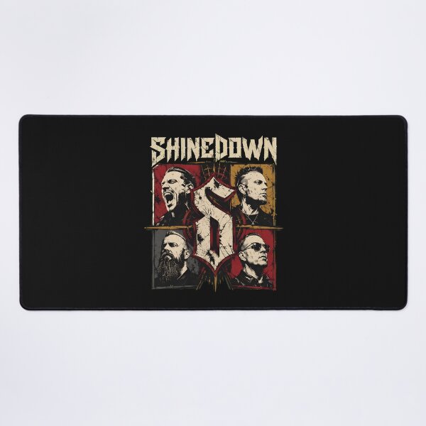 Item preview, SHINEDOWN Band Portraits Shield Emblem Rock Music designed and sold by Sheilaey.