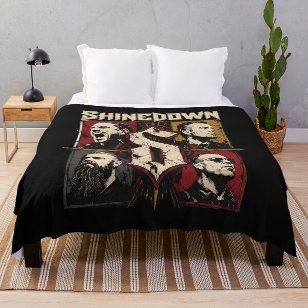 Item preview, SHINEDOWN Band Portraits Shield Emblem Rock Music designed and sold by Sheilaey.