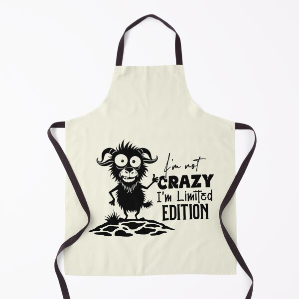 Item preview, Not Crazy Im Limited Edition Funny Goat designed and sold by NookMerch97 .