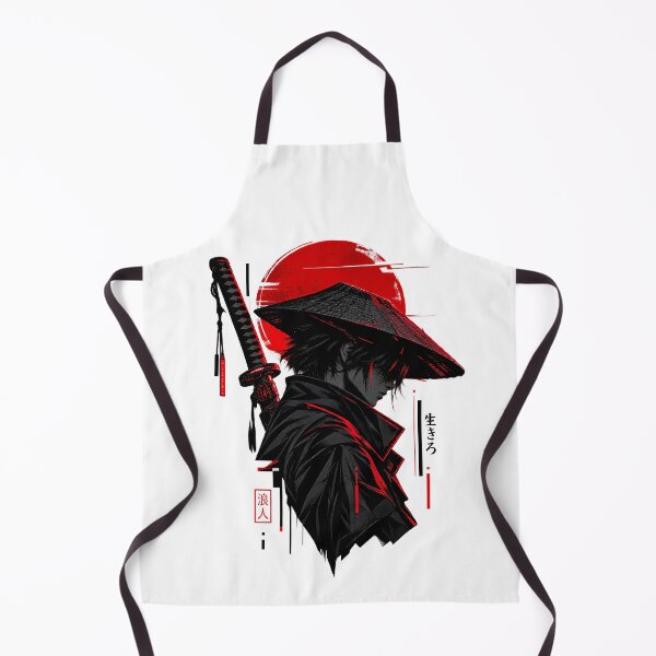 Item preview, Cyberpunk Ronin Red Moon designed and sold by Ekracreatives.