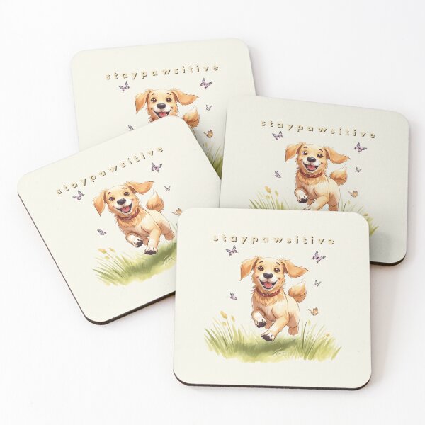 Item preview, Stay Pawsitive designed and sold by TeeHee Puns.