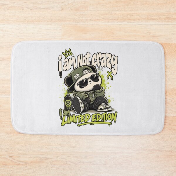 Item preview, Not Crazy Limited Edition Streetwear Panda designed and sold by NookMerch97 .