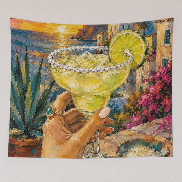 Item preview, Margarita Painting – Tropical Cocktail Artwork designed and sold by GalleryKauffeld.
