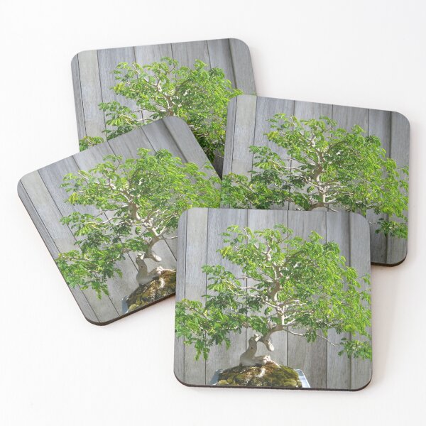 Item preview, Bonsai Tree with Gray Fence designed and sold by JoyousArt4u.