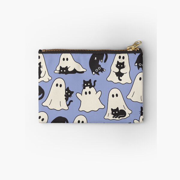 Item preview, Cute Halloween Black Cat and Ghost Graphic Design Pattern designed and sold by caseluv.
