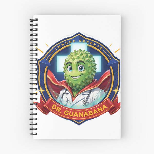 Item preview, Dr. Guanábana - Immune Defense Superhero Soursop Emblem designed and sold by FrutiToons.