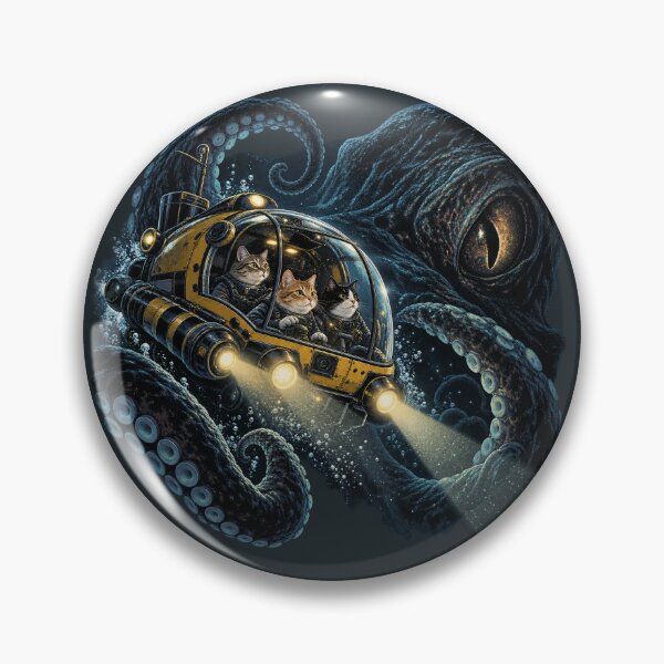 Item preview, Cats vs. Kraken – Deep Sea Adventure designed and sold by DreamCraze.