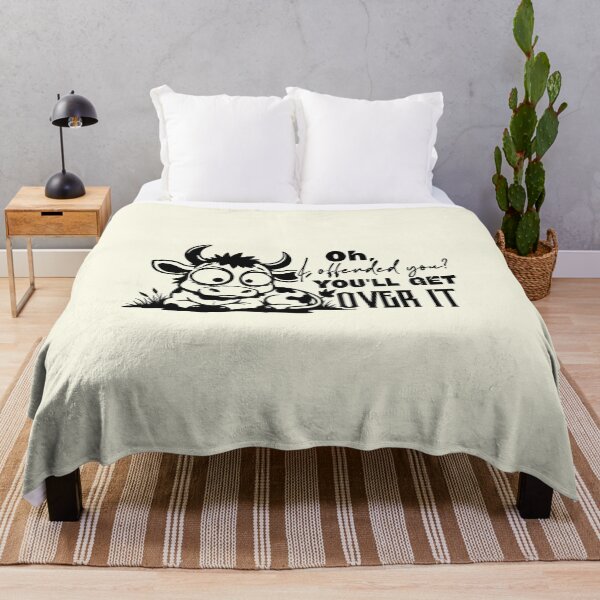 Item preview, Oh I Offended You Funny Sassy Cow designed and sold by NookMerch97 .