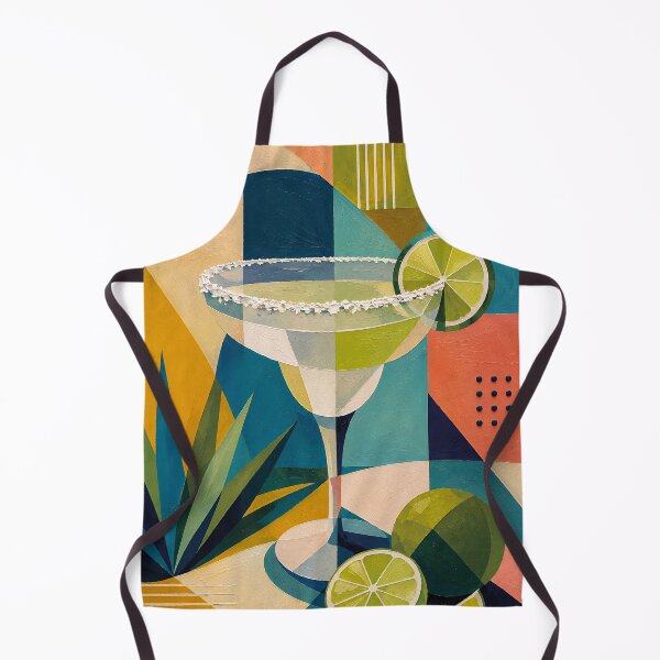 Item preview, Margarita Cubist Painting – Colourful Tropical Cocktail Artwork designed and sold by GalleryKauffeld.