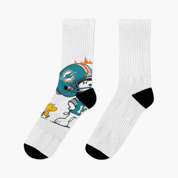 Item preview, Snoopy And Woodstock Miami Dolphins Football Fan Game Day designed and sold by DamianRoy88.