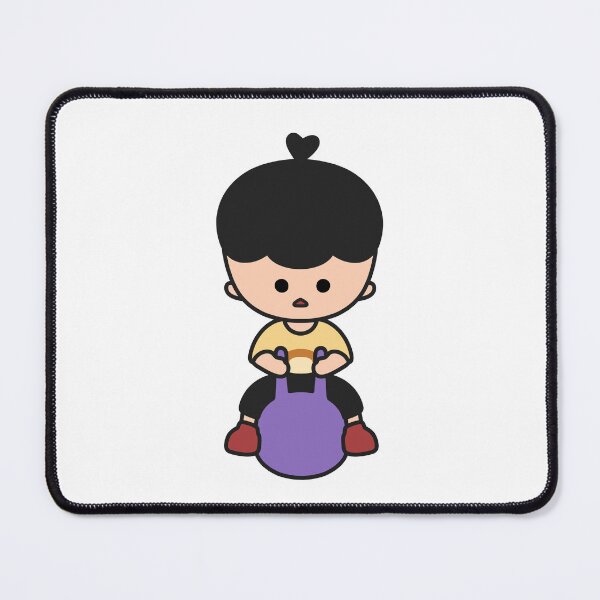 Item preview, Cute Little Boy Riding a Hopper Ball - KURA designed and sold by KURA - Cozy inside.