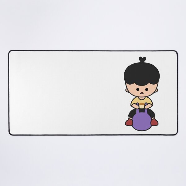 Item preview, Cute Little Boy Riding a Hopper Ball - KURA designed and sold by KURA - Cozy inside.