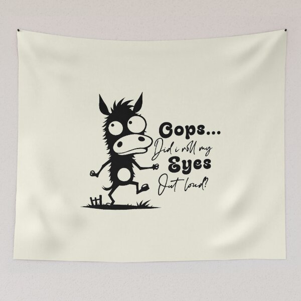 Item preview, Did I Roll My Eyes Out Loud Funny Donkey designed and sold by NookMerch97 .