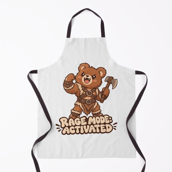 Item preview, Rage Mode Activated Barbarian Bear Cute Kawaii Character designed and sold by Yellowriversss.