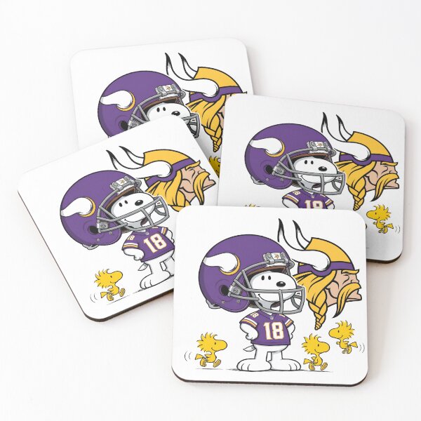 Item preview, Snoopy And Woodstock Minnesota Vikings Football Fan Game Day designed and sold by DamianRoy88.