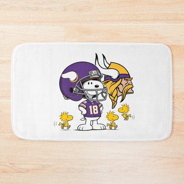 Item preview, Snoopy And Woodstock Minnesota Vikings Football Fan Game Day designed and sold by DamianRoy88.