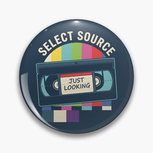 Item preview, Select Source Just Looking Vintage VHS Retro designed and sold by SplashTastic.