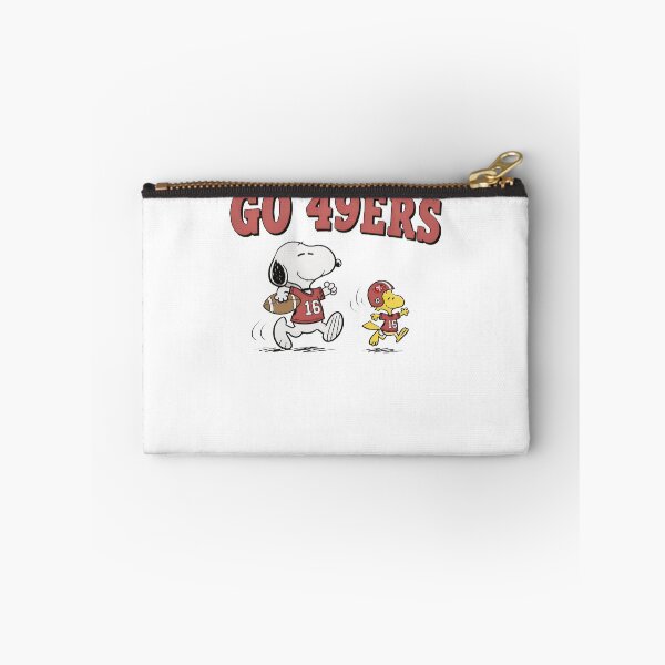 Item preview, Snoopy Woodstock GO 49ERS Football Peanuts designed and sold by fizzstocmathepa.