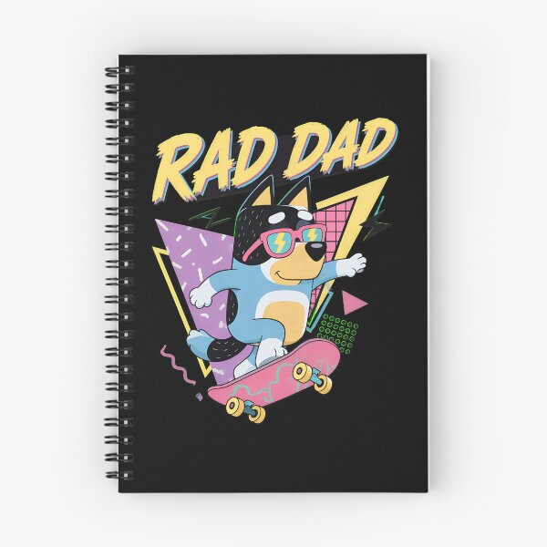 Item preview, Bluey Rad Dad 80s Style designed and sold by visionnen.